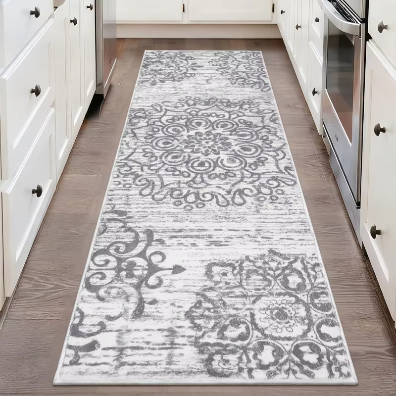 Tapis gris style palais VIKAMA