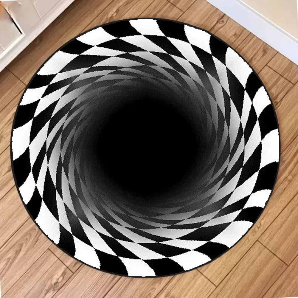 Tapis 3D à trous d'océan profond