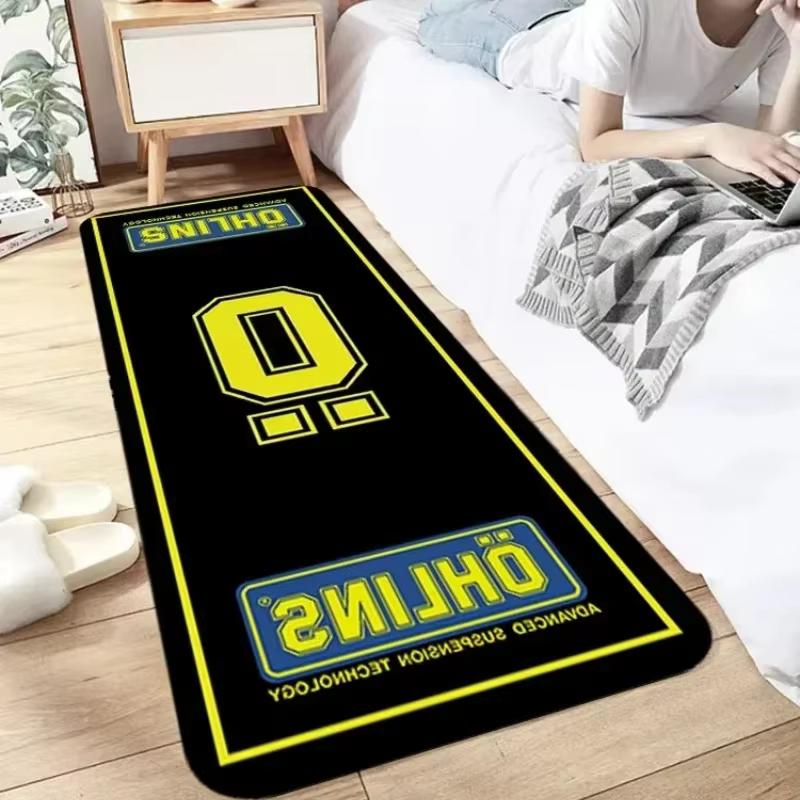 Tapis de moto tendance pour décoration de chambre à coucher