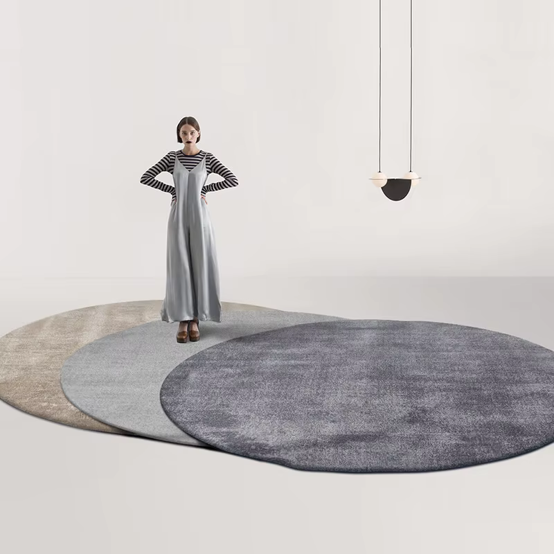 Tapis minimaliste moderne antidérapant