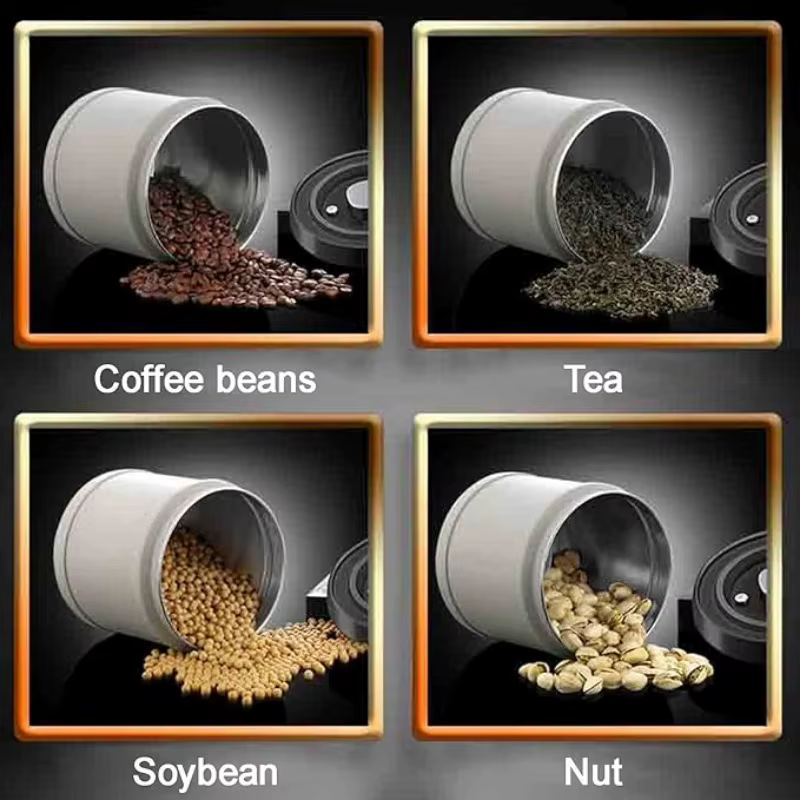 Conteneur de stockage de grains de café de 750/1100/1600ml, boîtes scellées sous vide, pot de grains de café en acier inoxydable, garde la cuisine fraîche