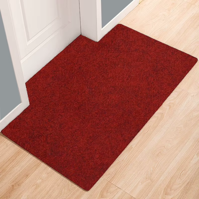 Grand tapis fin pour porte de centre commercial