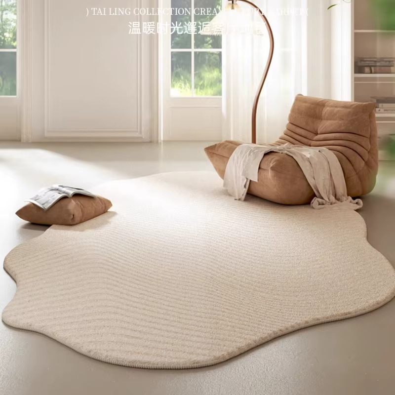 Tapis de Style crème pour salon
