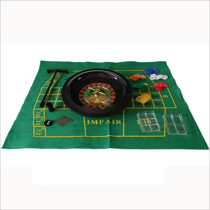 Jeu de jeux de plateau tournant en plastique, roue russe de 10 pouces, outil de Roulette de Casino amusant, jetons de Poker, jeux de société de divertissement