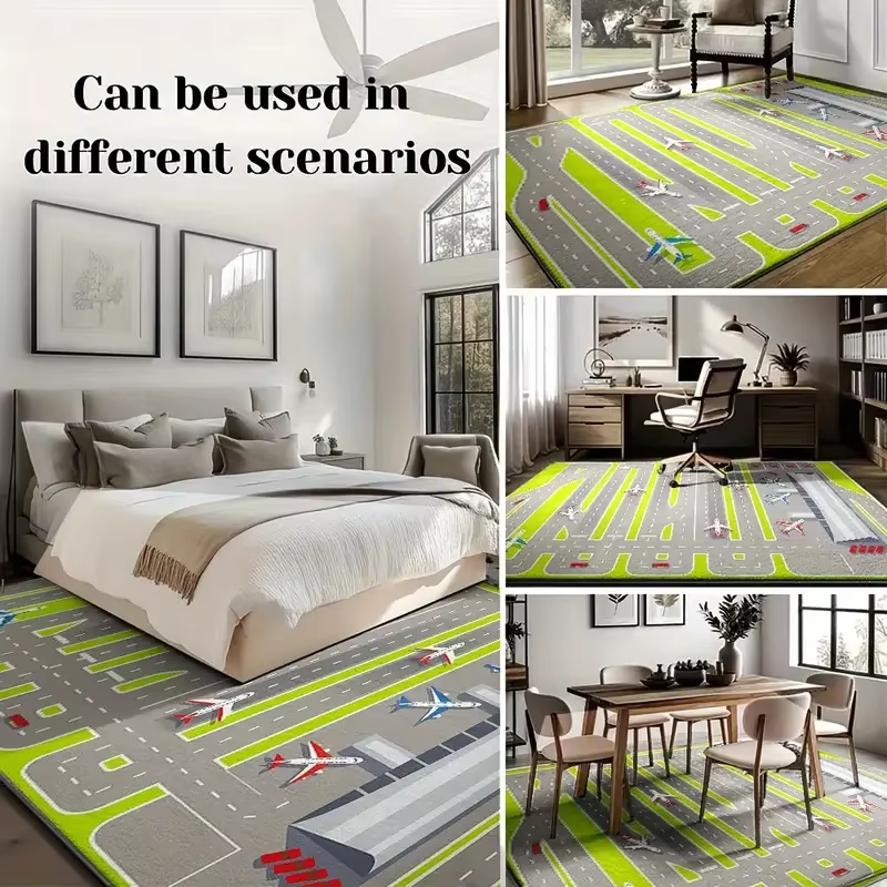 Grand tapis de jeu 3D pour chambre