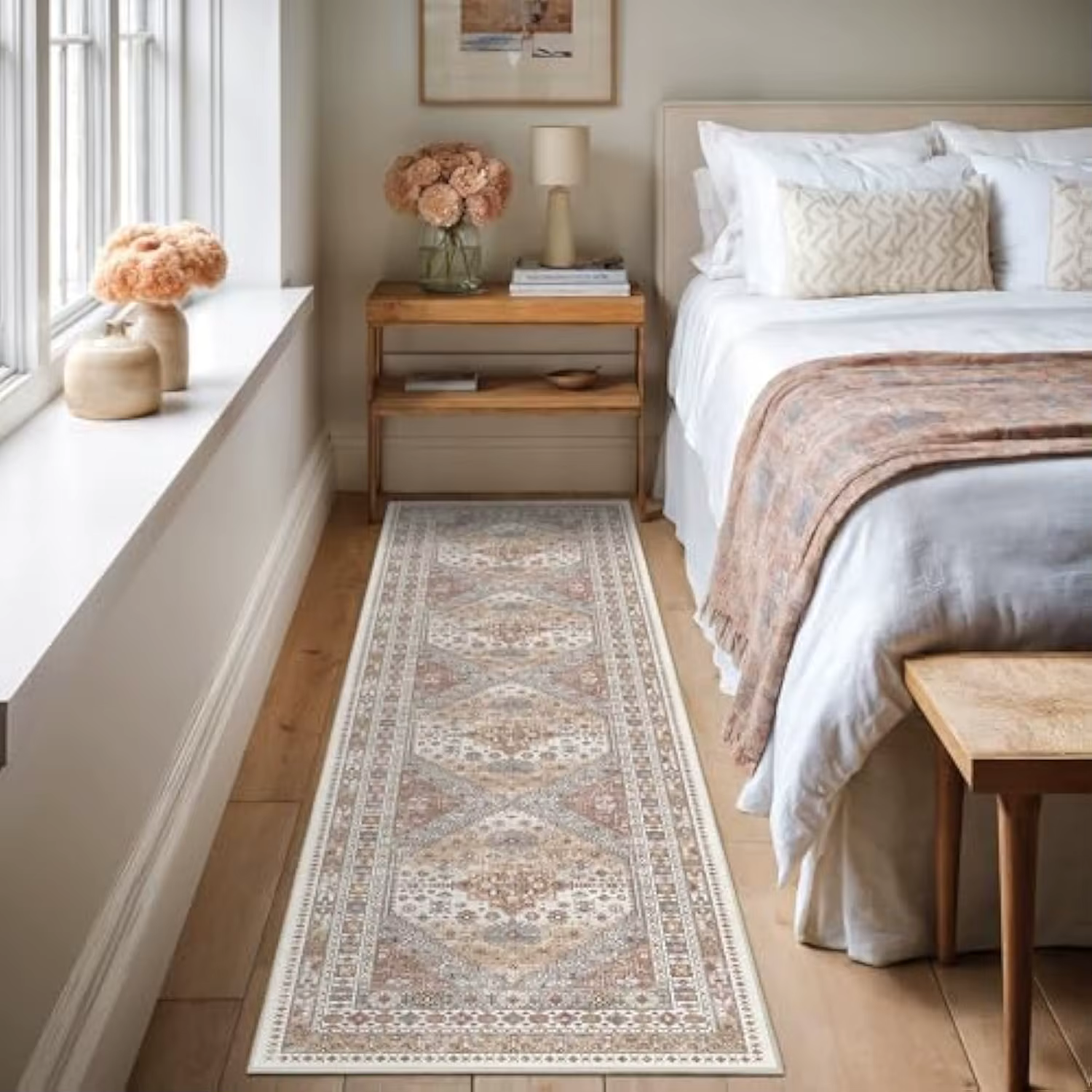 VIKAMA Tapis de couloir vintage