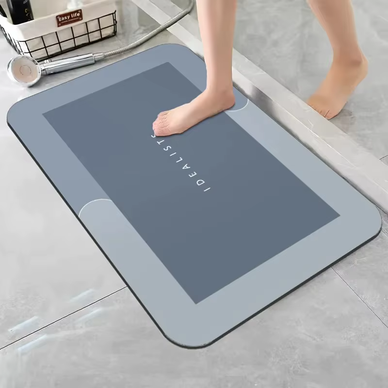 Tapis de bain terre de diatomées