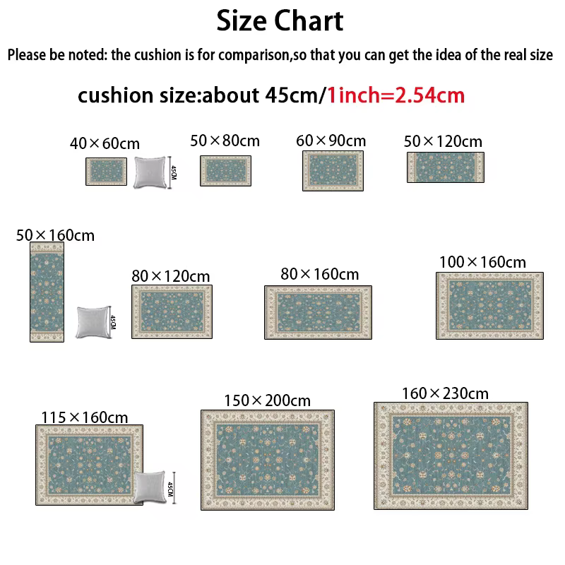 Tapis de décoration de chambre de fille de dessin animé mignon