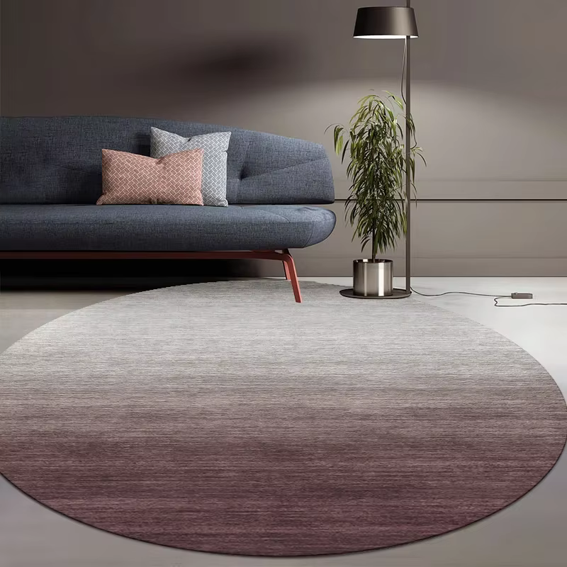 Tapis rond de style nordique pour la décoration de la maison