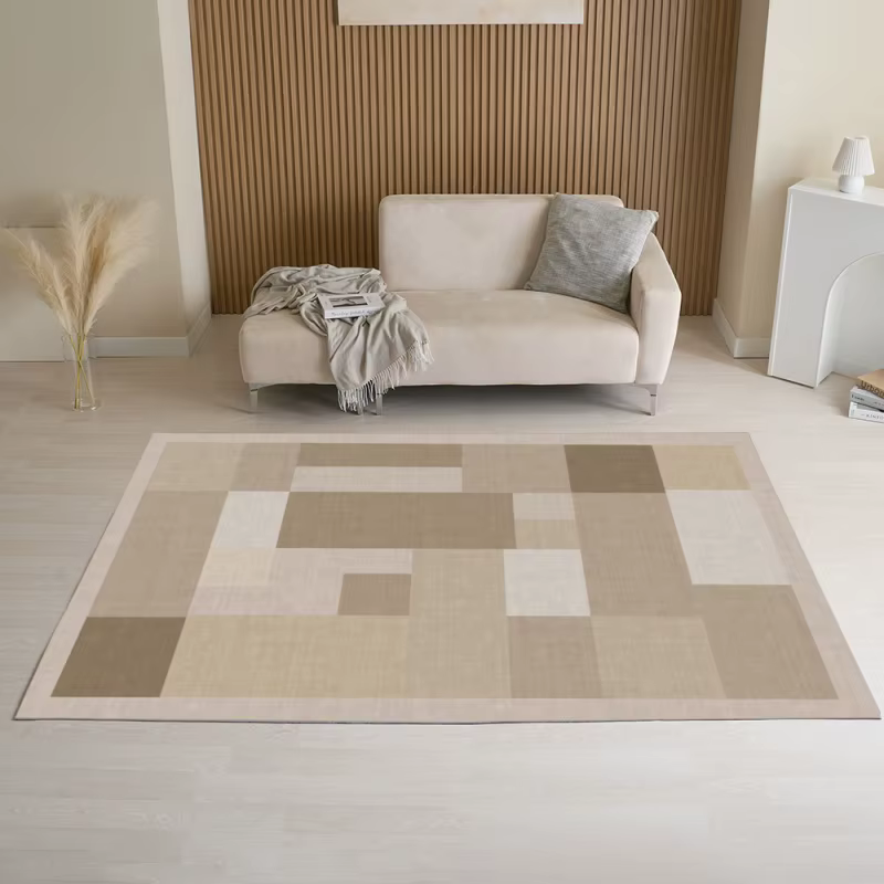 Tapis géométrique beige VIKAMA 2026