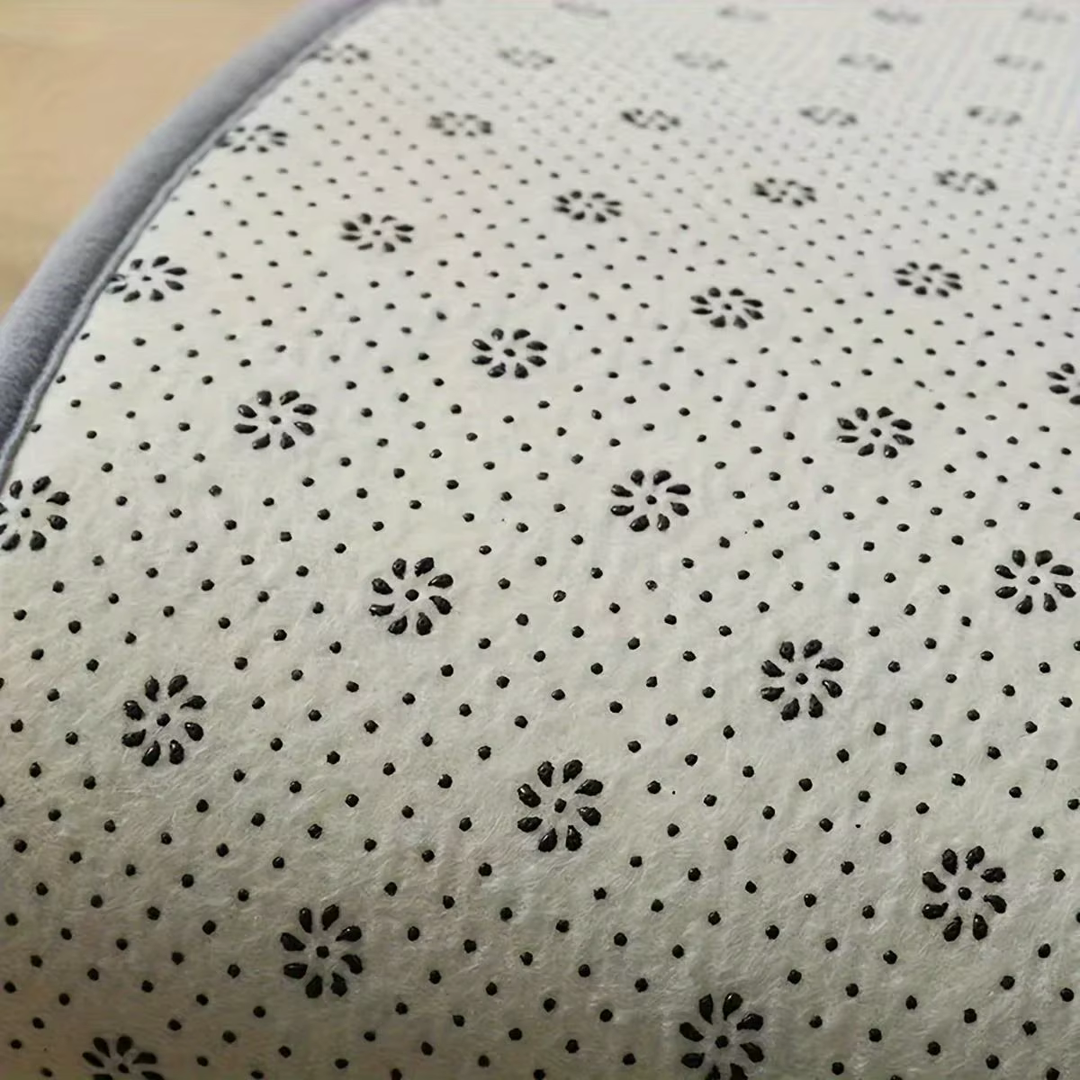Tapis de Sol Absorbant Incurvé en Forme d'Éventail