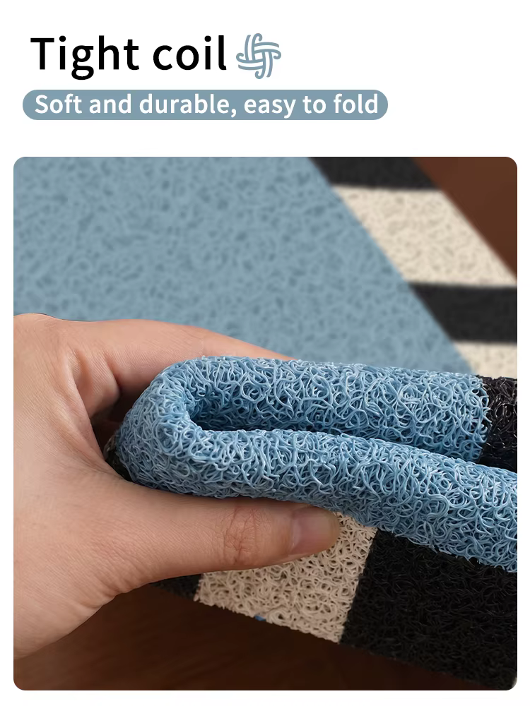 Tapis d'entrée à boucle métallique de Style Ins