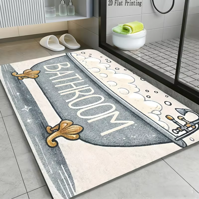 VIKAMA – tapis de sol de salle de bain antidérapant