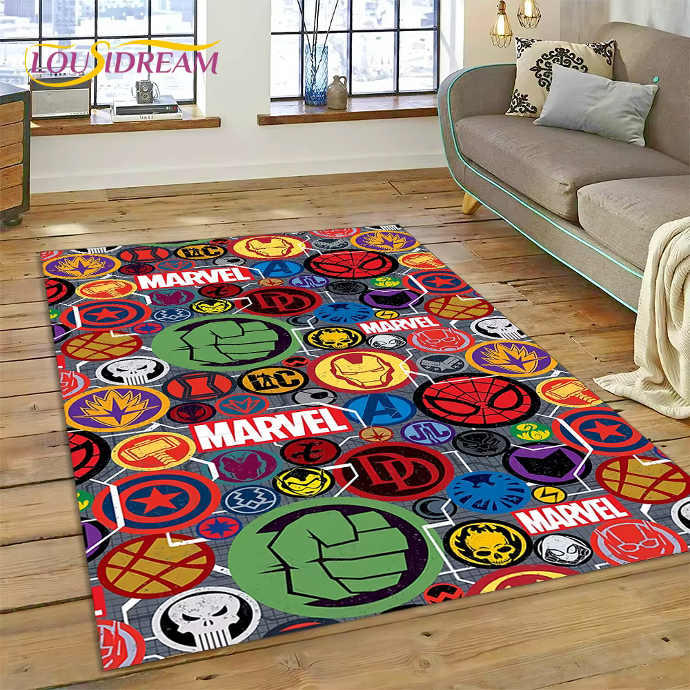 Tapis de dessin animé 3D S-Spider-Man