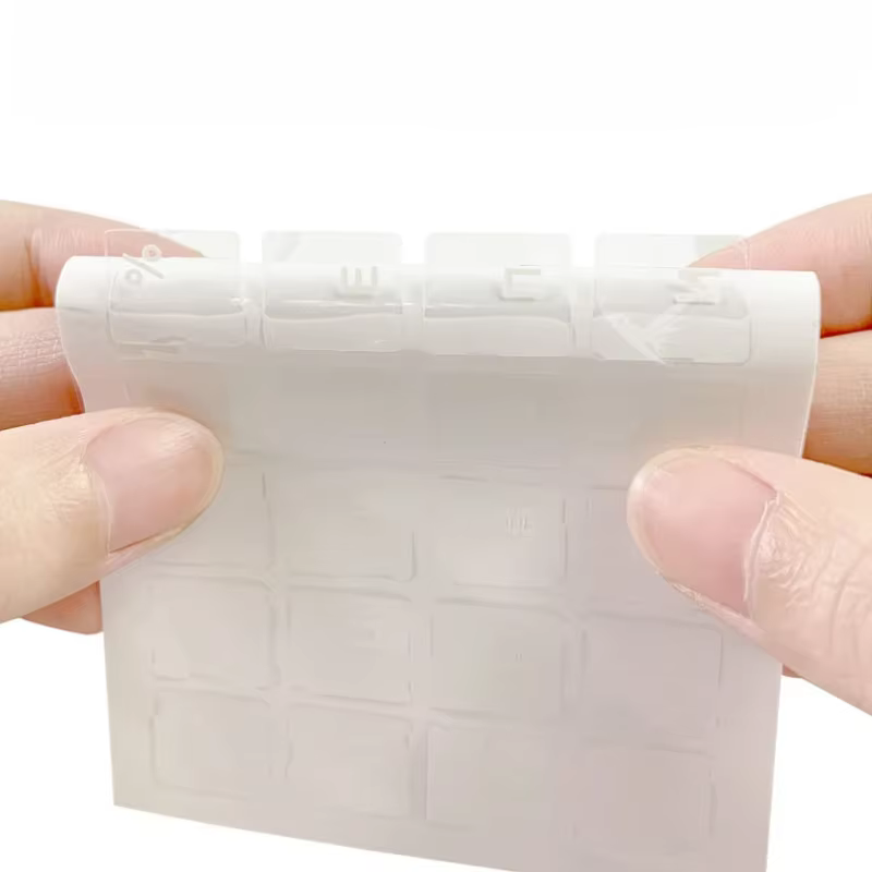 Autocollant de clavier Transparent russe, 1 pièce, lettres de langue, étiquette noire et blanche, anti-poussière, accessoires pour ordinateur portable