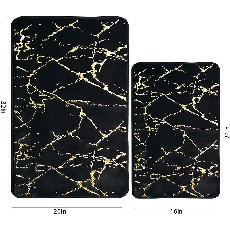 Inyahome – tapis de salle de bain en marbre