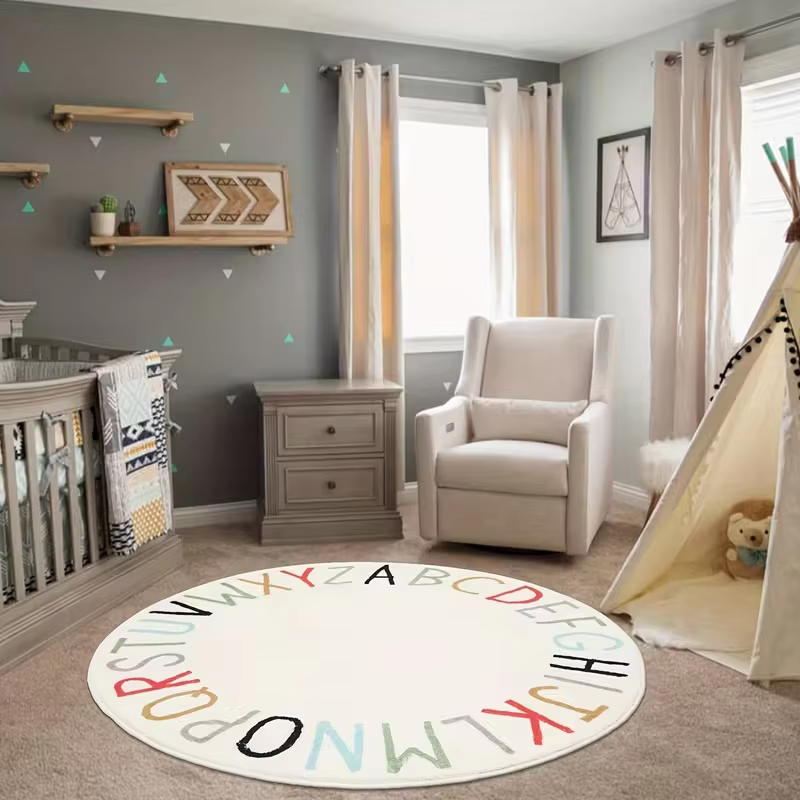 Tapis rond pour enfants