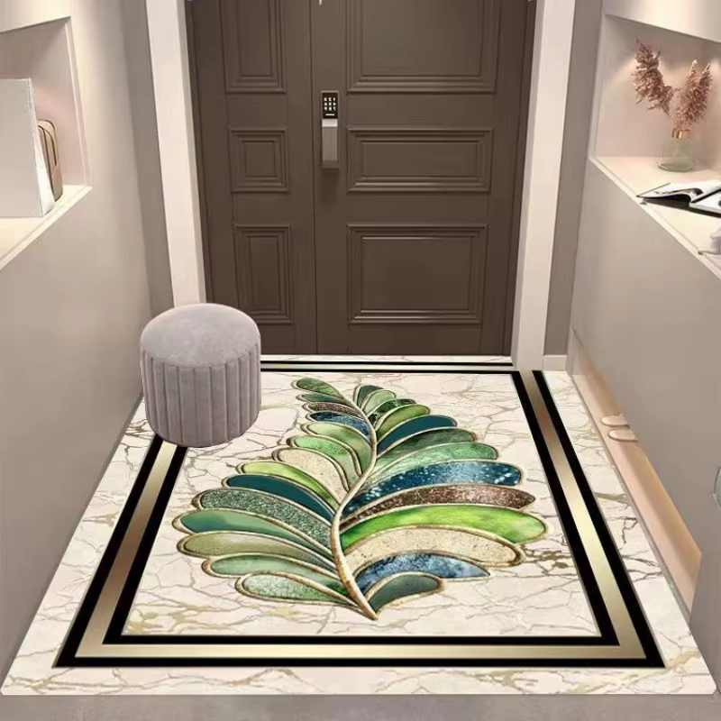 Nouveau paillasson à motif tissé solide