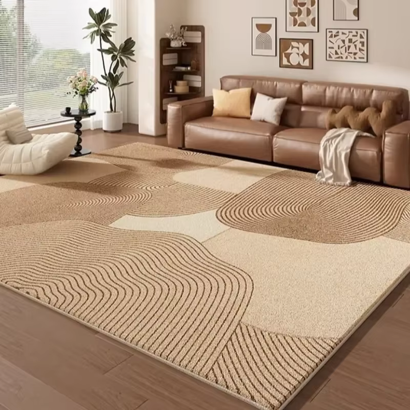 Tapis de salon couleur crème