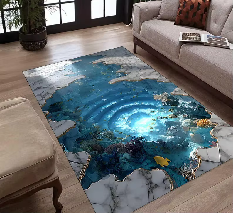 Tapis d'appoint vintage de style turc