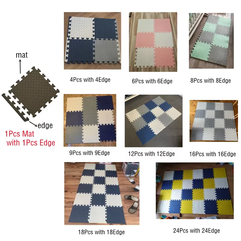 Tapis de jeu en mousse pour bébé