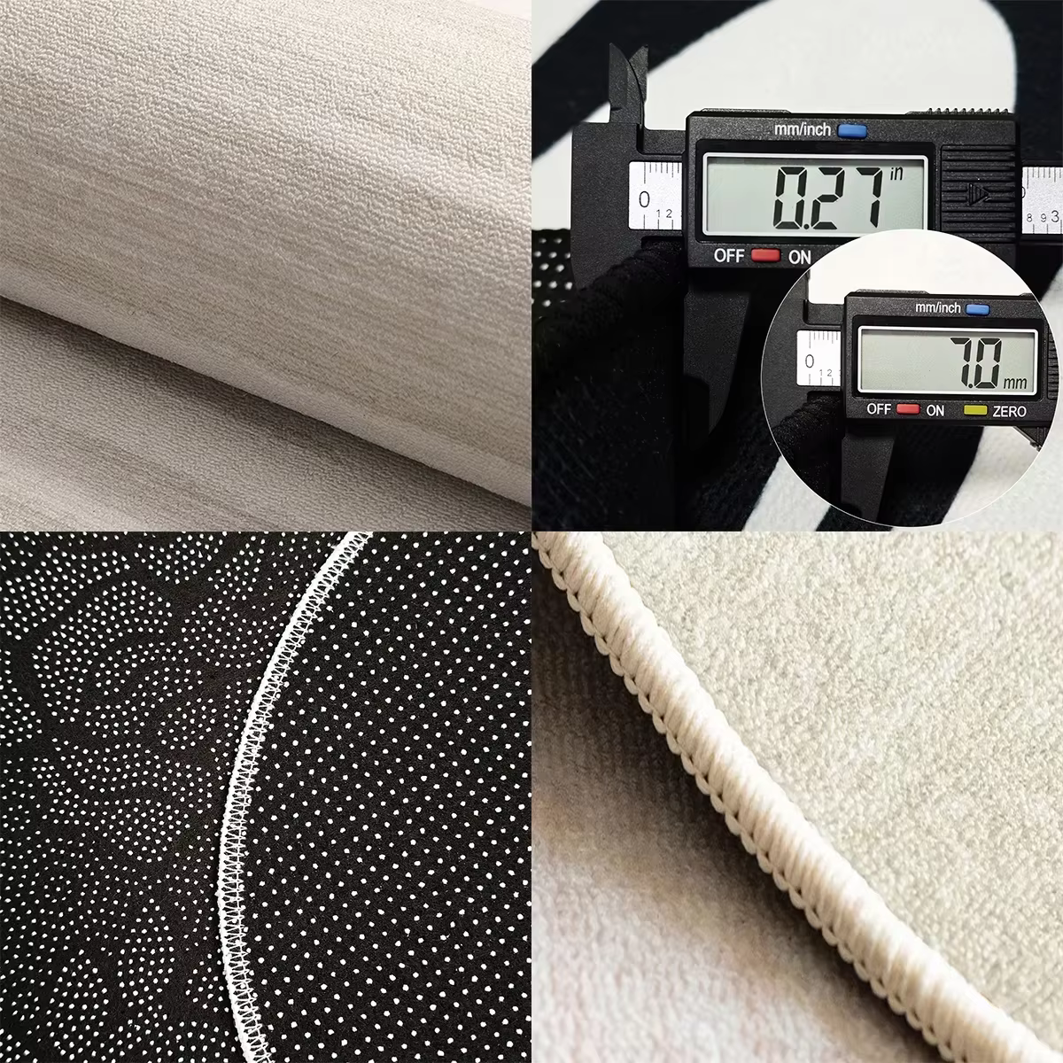 Tapis rond vintage pour salon
