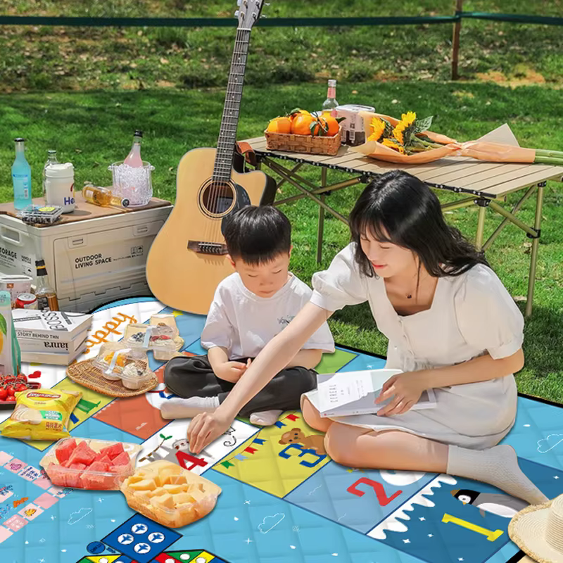 Tapis de jeu pliable pour bébé