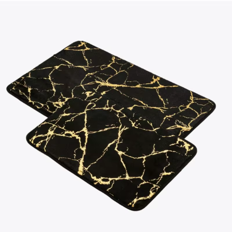 Tapis de salle de bain en marbre