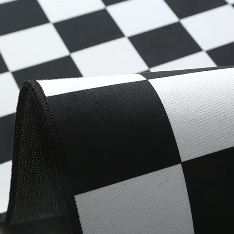 Tapis de chambre antidérapant, résistant aux taches, confortable, motif dollar tendance, tapis de décoration pour la maison de forme irrégulière