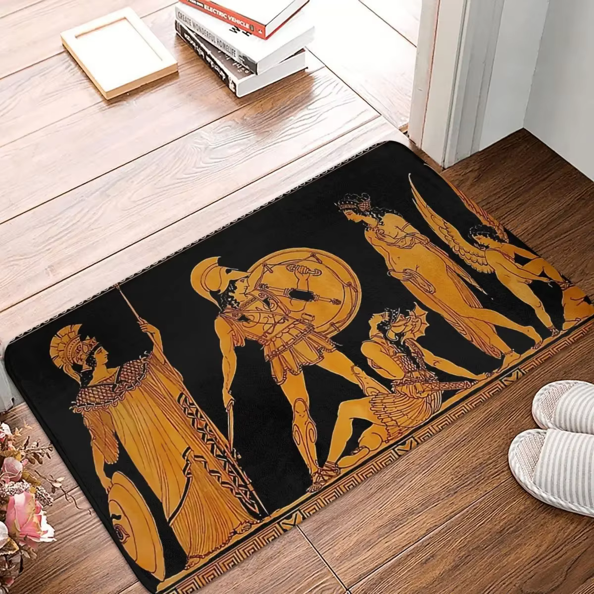 HOPolymères Retro GREECE-Tapis de cuisine imprimé Lea