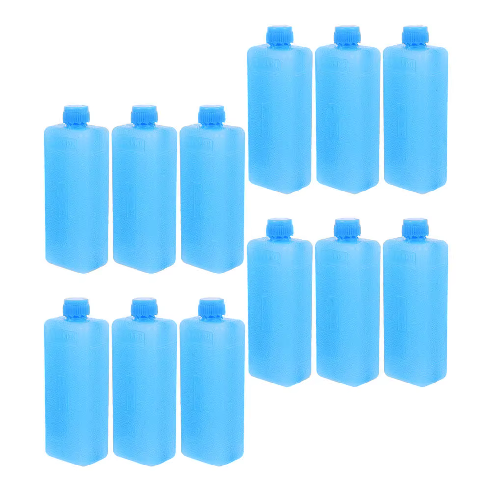 Boîte à cristaux de glace pour climatiseur, 12 pièces, blocs de glace réutilisables, refroidissement instantané, Portable et léger, pour la maison, le bureau, le camping