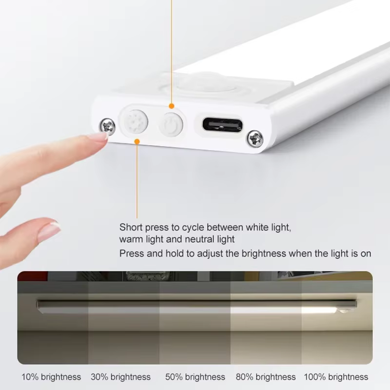 Veilleuse lumière LED sous armoire