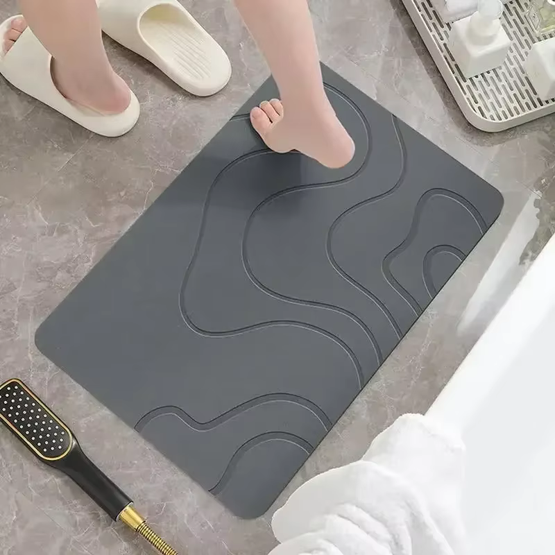 Nouveau Tapis de bain en Diatomite