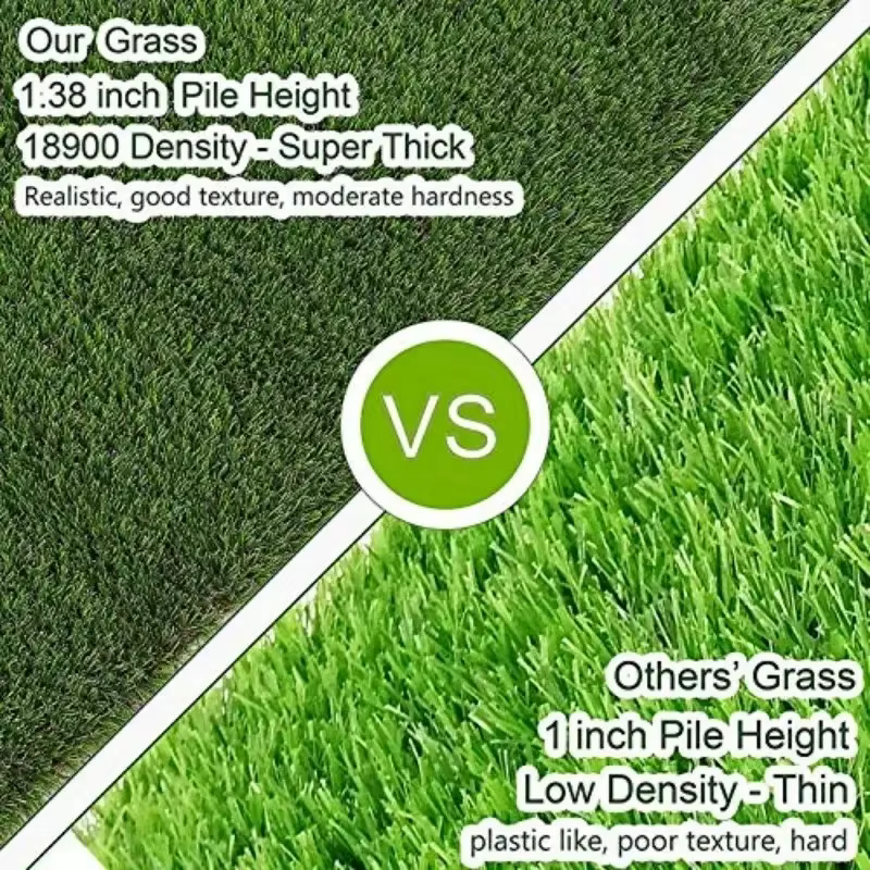 Grand tapis d'herbe artificielle de luxe