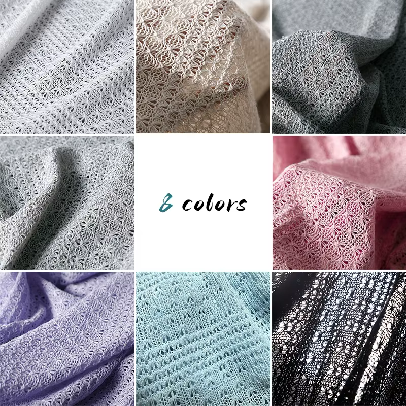 Tissu en maille au Crochet ajouré