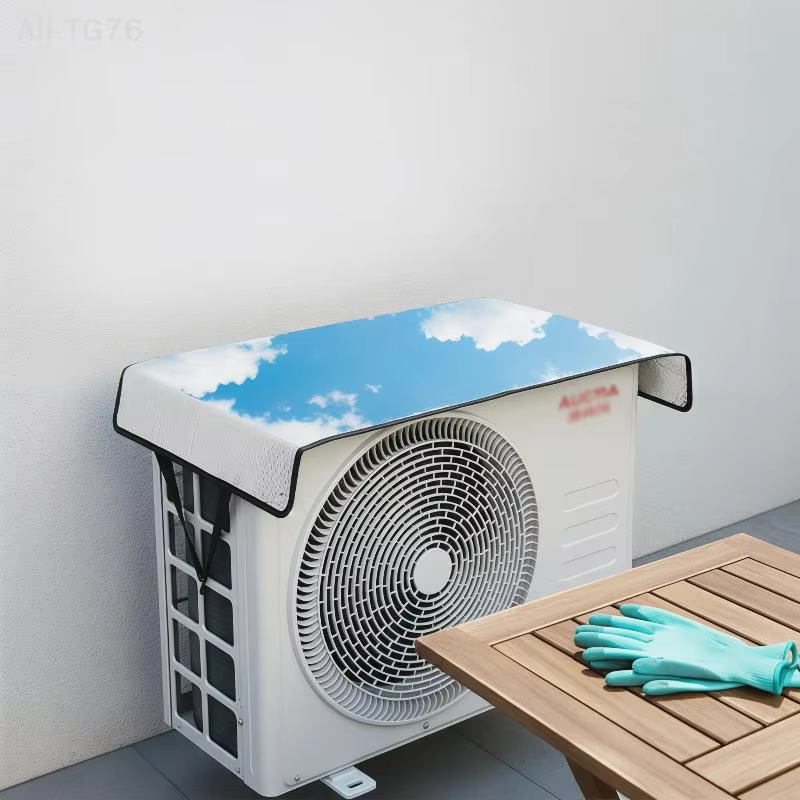 Housse extérieure pour climatiseur, économie d'énergie, protection contre la pluie, housse anti-poussière pour climatiseur, couvre-unité de climatisation