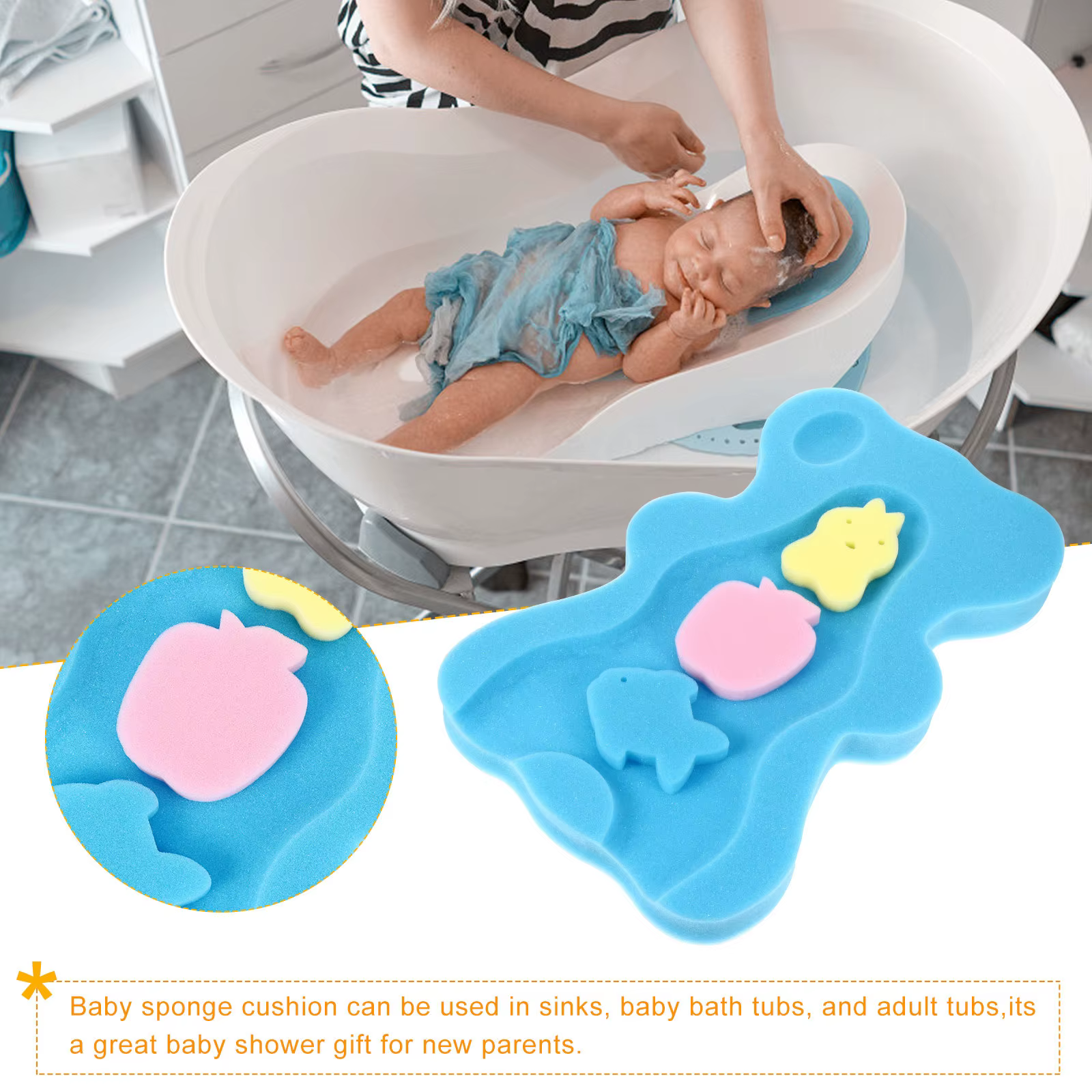 Tapis de bain pour bébé