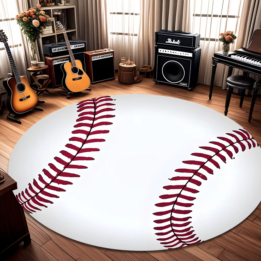 Tapis à motif de Baseball Vintage