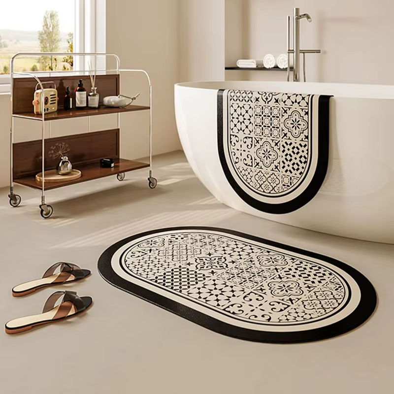 Ensemble de tapis de salle de bain antidérapant
