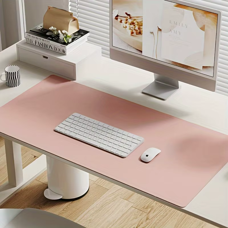 Tapis de table imperméable en simili cuir