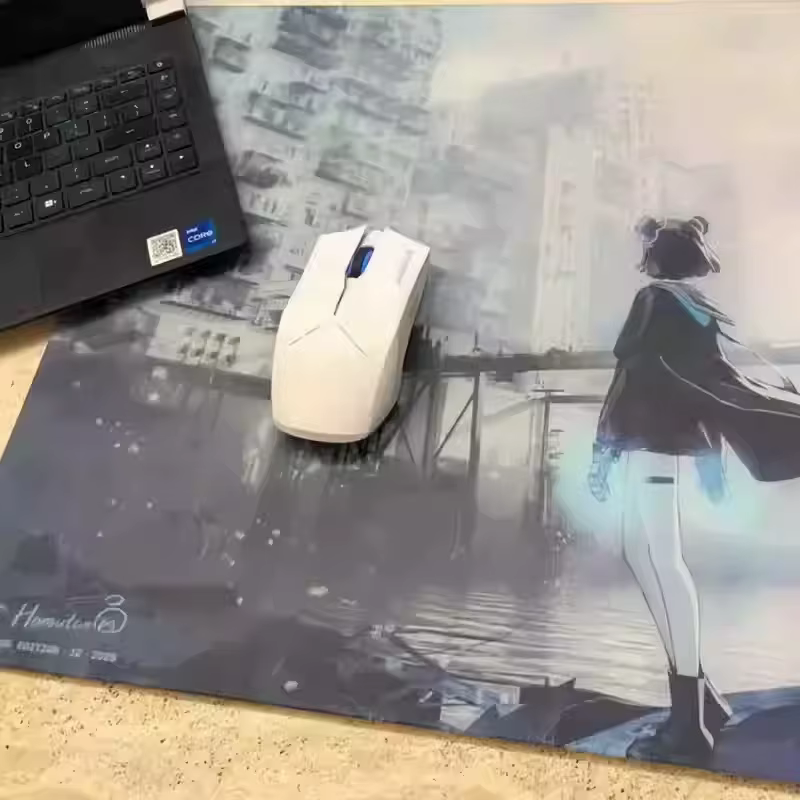 Tapis de souris de jeu en verre WALLHACKSP-005 avec personnage d'anime, tapis de souris en verre trempé, grand tapis de souris, tapis de souris pour PC, tapis de souris pour jeux e-sport