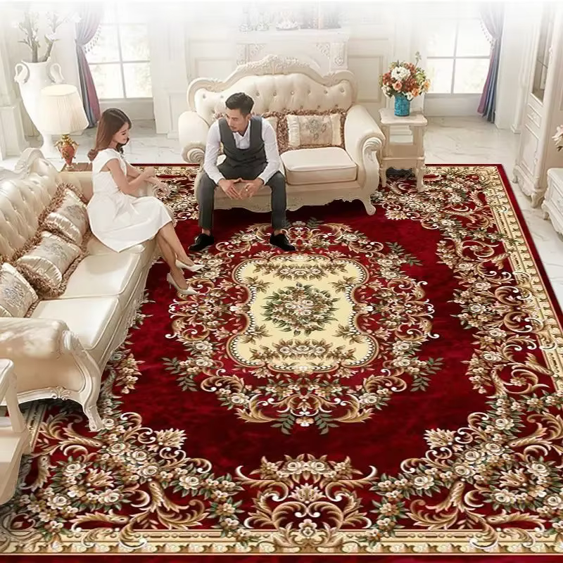 Tapis de sol lavable de luxe pour décoration de salon et chambre à coucher