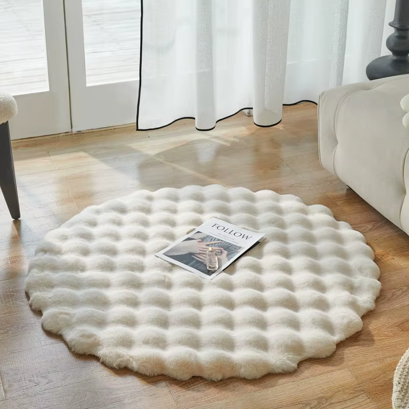 Tapis Imitation fourrure de lapin