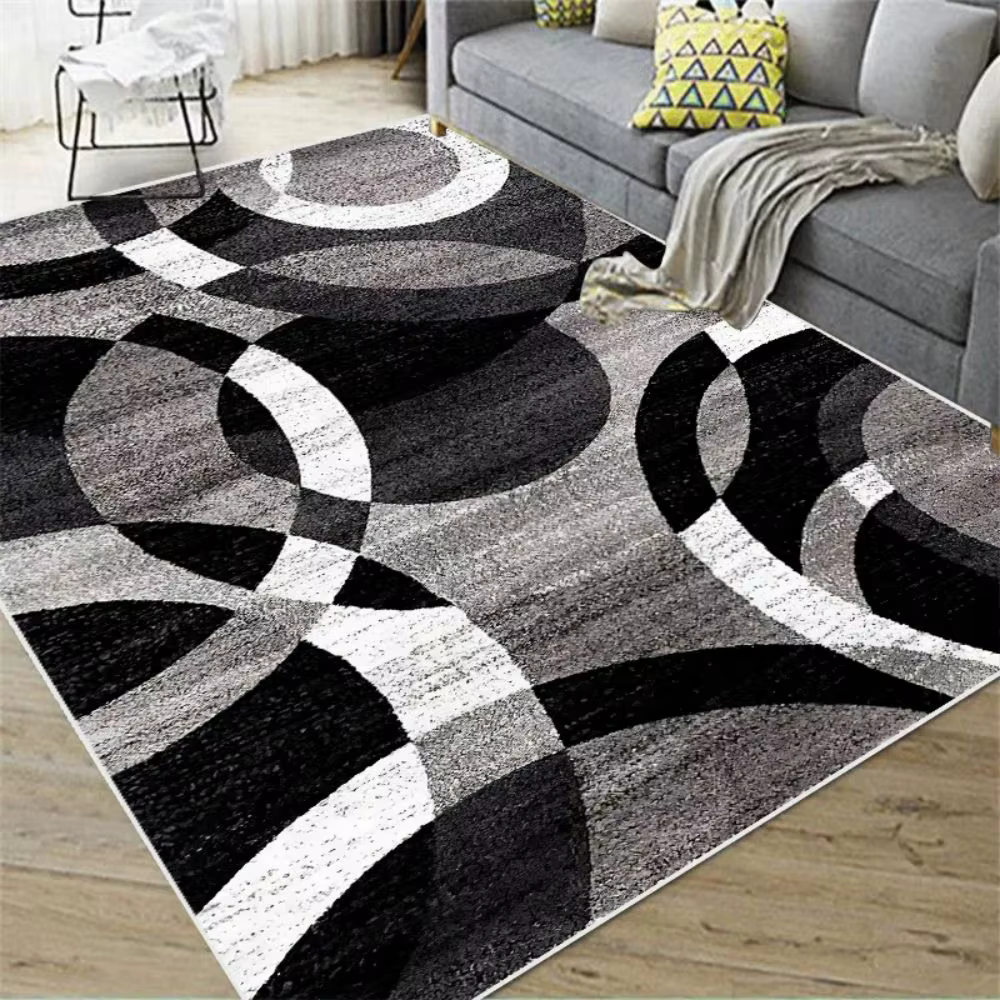 Tapis abstrait nordique pour salon