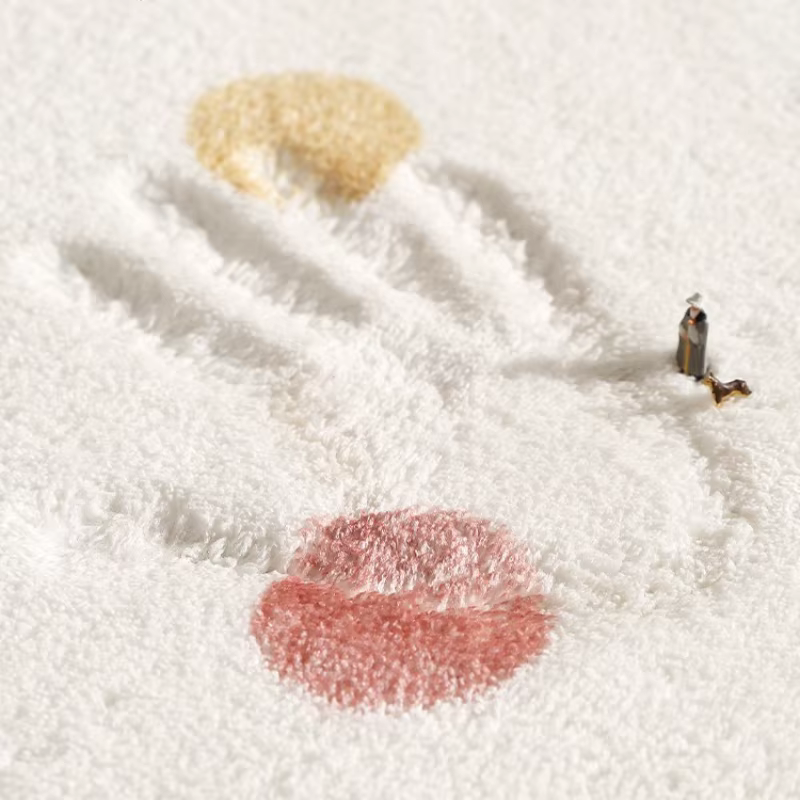 Tapis de style crème pour salon