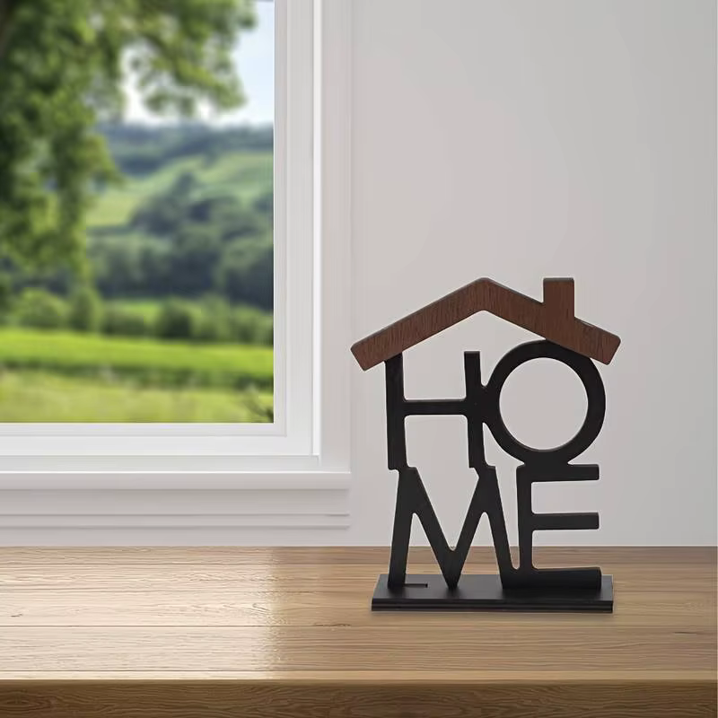 Ornement créatif en bois pour la maison