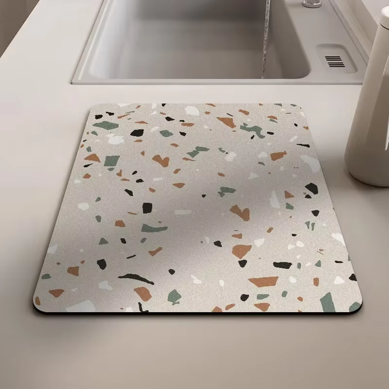 Tapis de cuisine en terre de diatomées