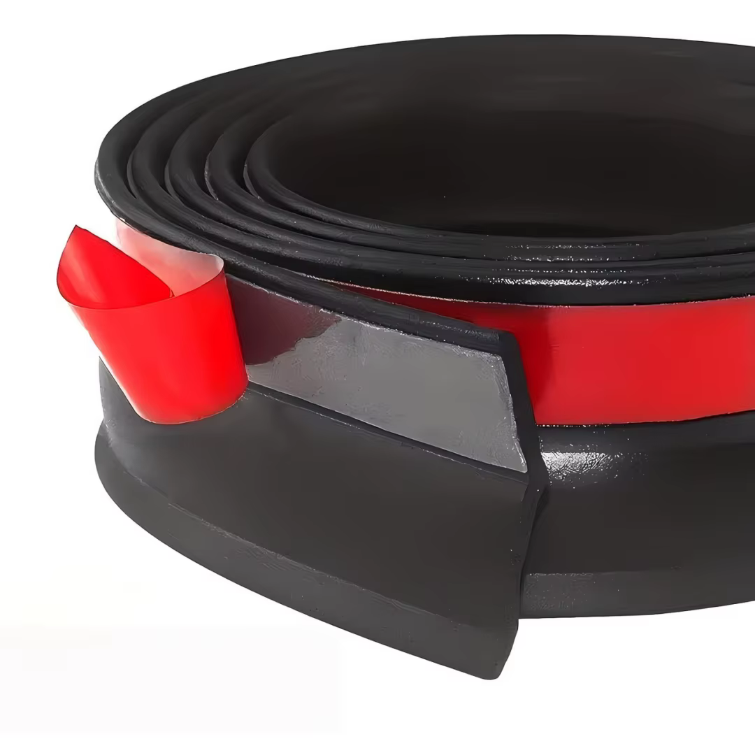 Joint d'étanchéité extérieur en caoutchouc pour seuil de porte, déflecteur de pluie auto-adhésif pour fenêtre extérieure, barrière anti-eau pour rebord.