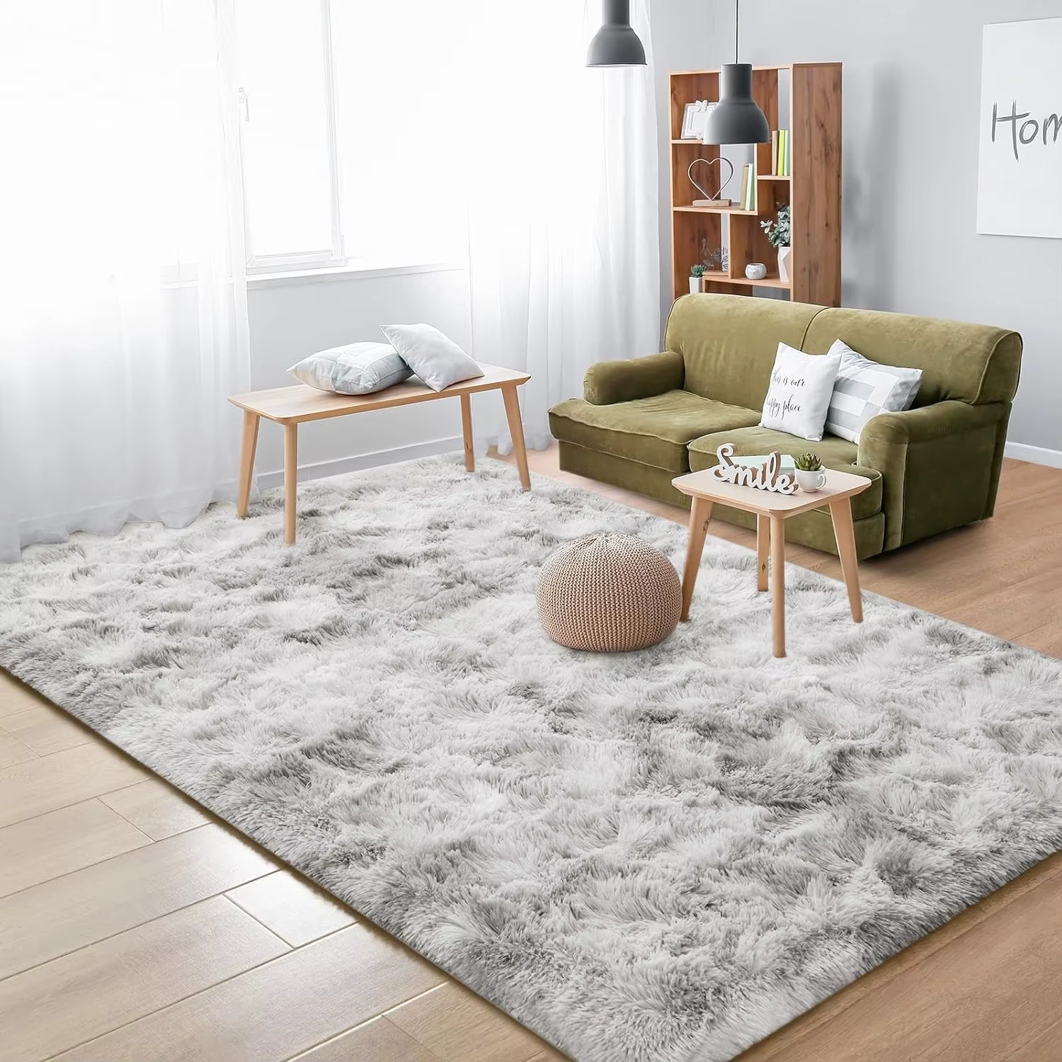 Tapis 160x230 cm 120x160 cm doux moelleux