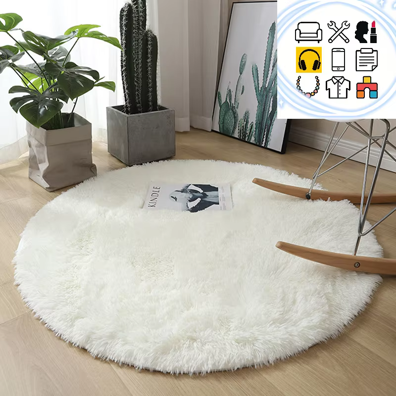 Tapis en laine moelleux